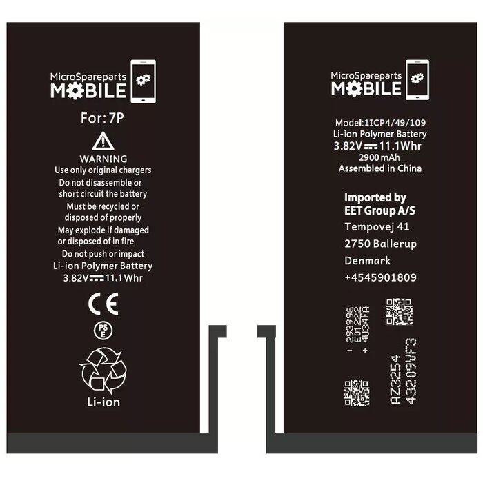 Batteries for portable devices