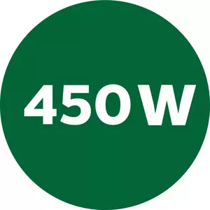 450 W motor power for even the toughest of doughs