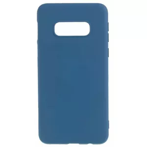 Protective soft-touch TPU case Evelatus for Samsung Galaxy S10e, dark blue, slim fit, shock-absorbent
