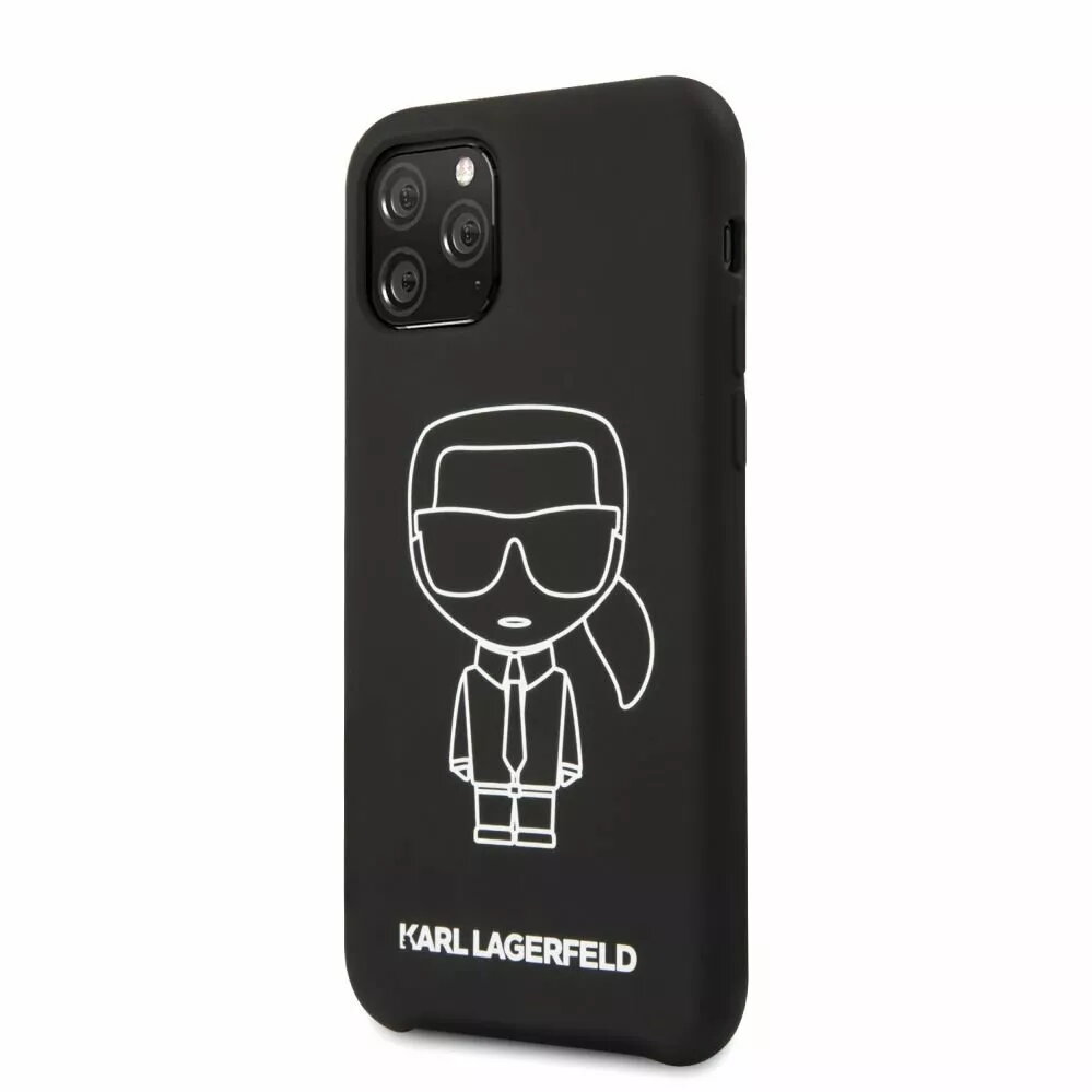 Aizmugurējais vāciņš Karl Lagerfeld silikona iPhone
