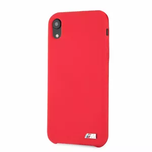 Protective hardcase silicone smartphone case for iPhone XR by BMW, red