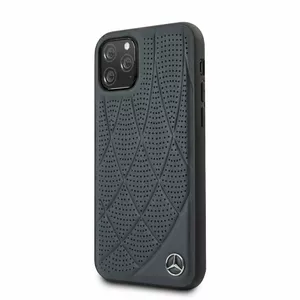 Чехол Mercedes‑Benz для iPhone 11 Pro — натуральная кожа, синий