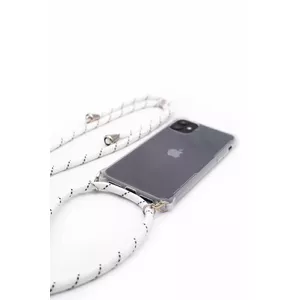 Чехол Evelatus для iPhone 11 Pro Max — прозрачный с белыми полосами