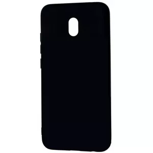 Soft Touch silikona vāciņš Evelatus priekš Xiaomi Redmi 8A — melns