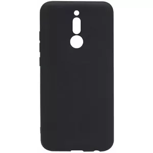 Soft Touch Silicone Case Evelatus for Xiaomi Redmi 8 — Black — protective silicone cover