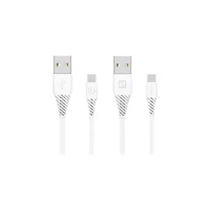 USB cable SWISSTEN 71504400 — USB A to USB C, 1.5 m, White