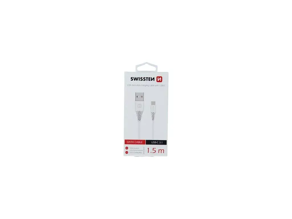 Кабель SWISSTEN 71504400 — USB A на USB C 1,5 м Photo 2