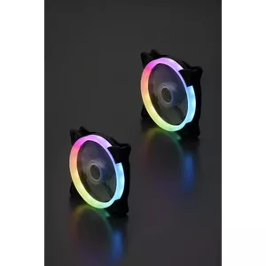 KORPUSA VENTILATORS 120MM BERAMKRAVAS / VIENAS LĪNIJAS RGB VENTILATORS GTT