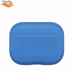 Protective case take.me ultra-thin soft silicone blue for AirPods Pro