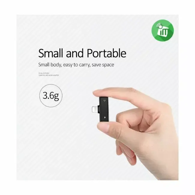Usams US-SJ270 Dual Lightning Adapter - Black Photo 4