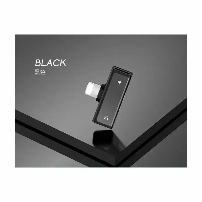 Usams US-SJ270 Dual Lightning Adapter - Black Photo 5