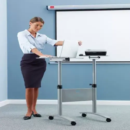 NOBO Multimedia Projection Trolley - Twin Platform Photo 8