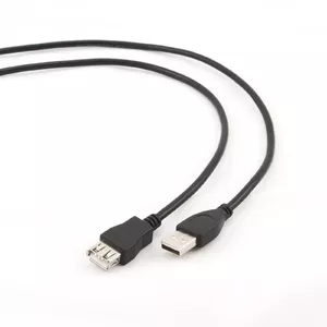 Gembird 3m USB 2.0 A M/FM USB kabelis USB A Melns