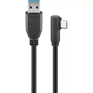 USB A to USB C cable GOOBAY 66502 — USB 3.2 Gen 1 (3.1 Gen 1), 1.5 m, black