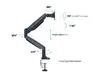 Desk Mount Multibrackets M Gas Spring Single Black Photo 21