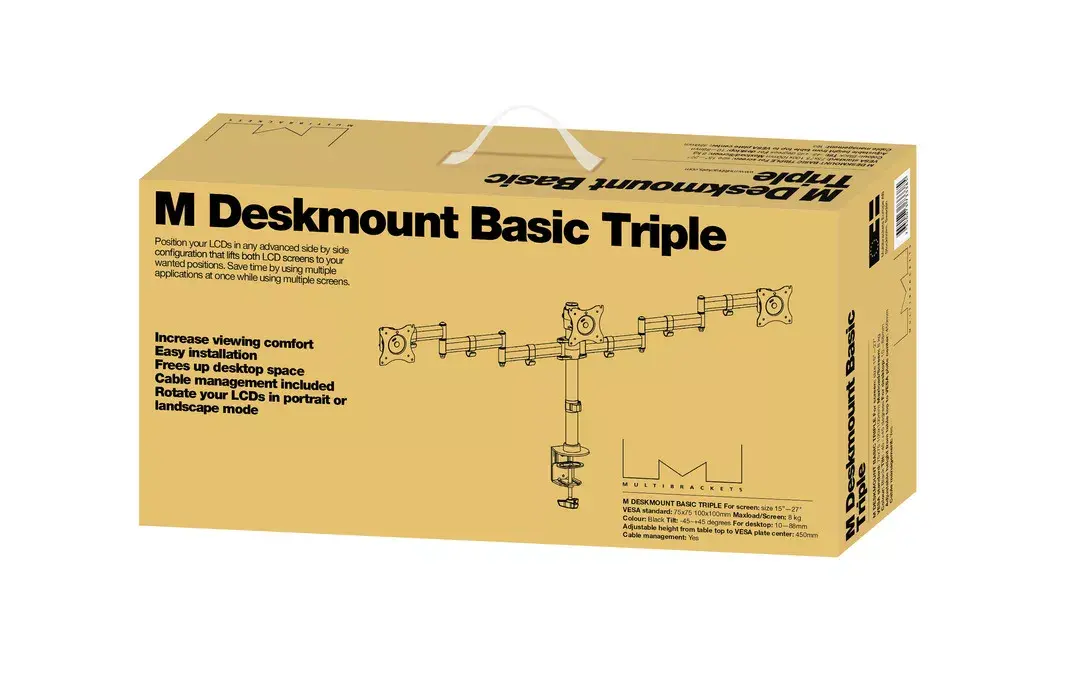 Настольный крепеж Multibrackets M Deskmount Basic Triple Photo 21