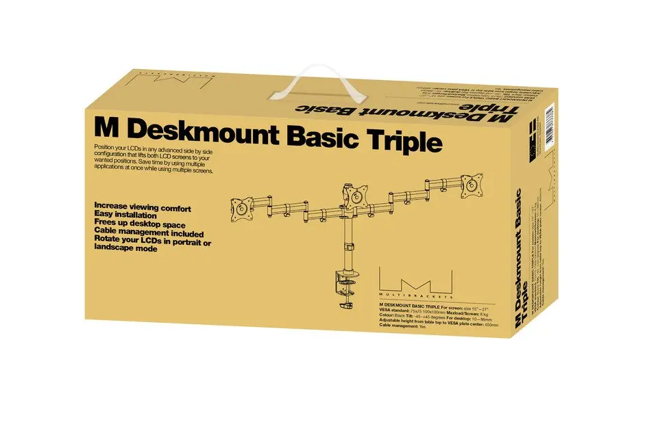 Настольный крепеж Multibrackets M Deskmount Basic Triple Photo 23
