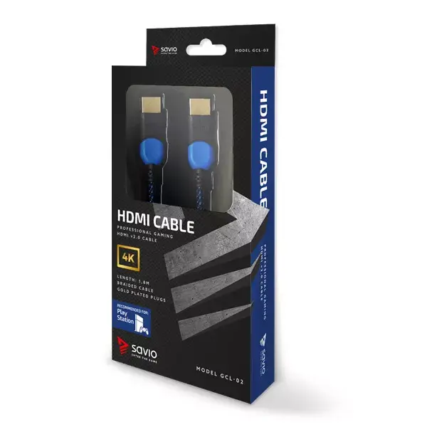 SAVIO GCL-02 HDMI cable 1.8 m Photo 2