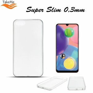 TakeMe Ultra Slim 0.3mm Back Case Samsung Galaxy A70s (A707F) super plāns telefona apvalks Caurspīdīgs