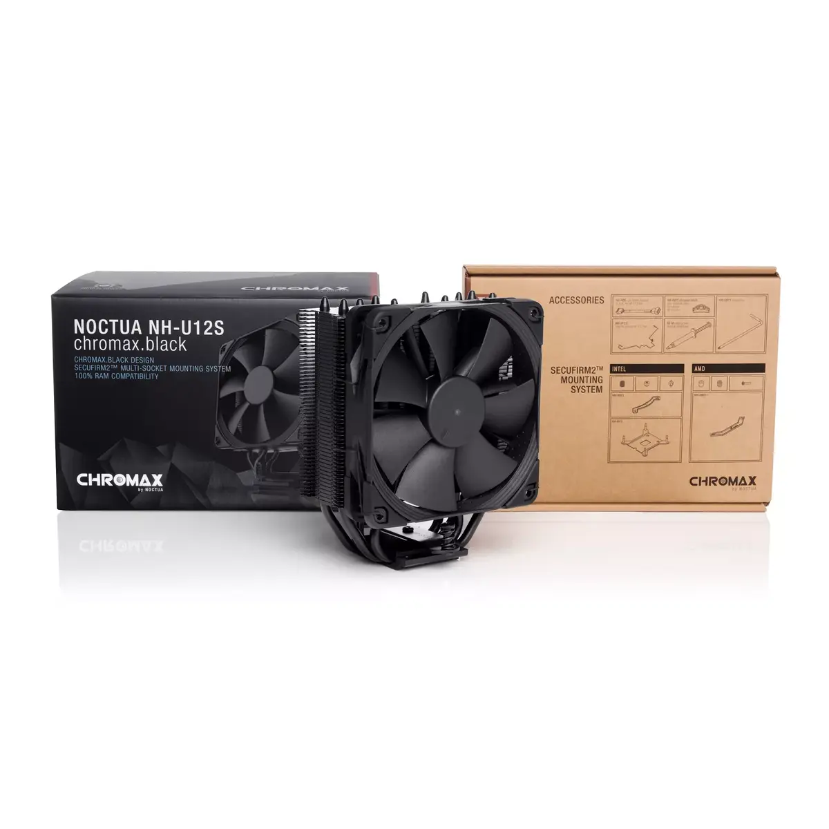 Кулер Noctua NH-U12S chromax.black Photo 4