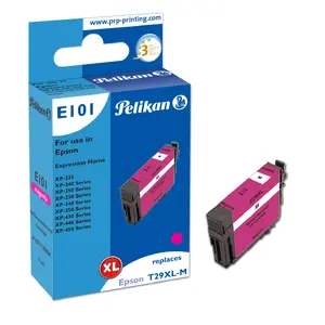 Совместимый струйный картридж Pelikan E101, повышенной емкости, пурпурный для Epson
