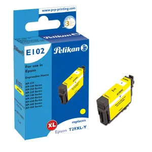 Pelikan E102 Compatible Ink Cartridge, High Yield, Yellow for Epson