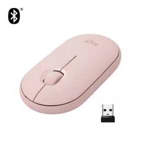 Logitech Pebble M350 pele Abām rokām RF bezvadu sakari + Bluetooth Optisks 1000 DPI