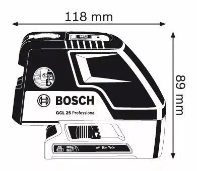Punktu līmenis Bosch GCL 25 Professional Photo 2