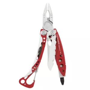 Leatherman LTG832310 knaibļu komplekts Kabatas formāts 7 instrumenti Sarkans, Sudrabs