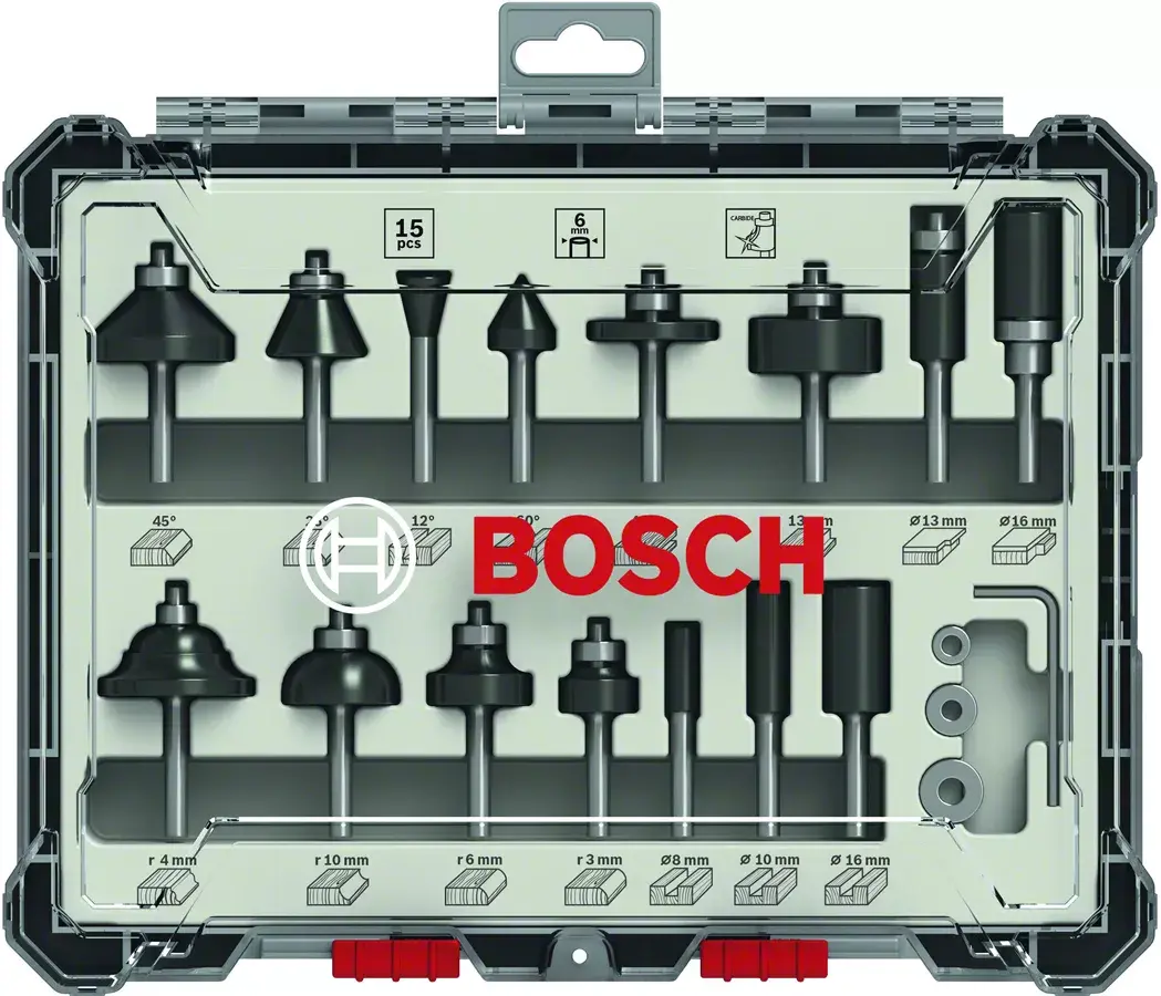 Uzgaļu komplekts Bosch 2 607 017 471 Photo 2