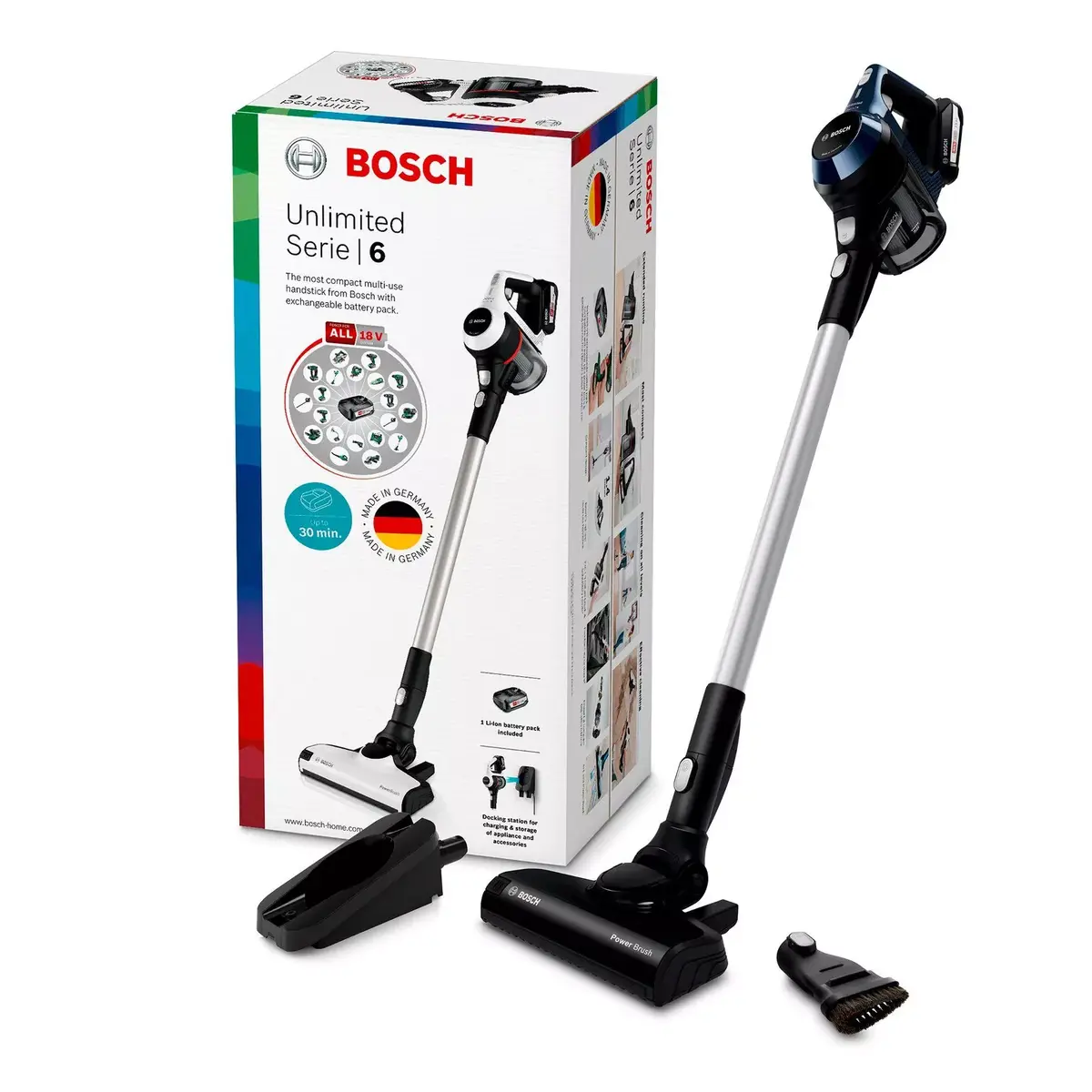 2-in-1 stick vacuum Bosch Serie 6 BBS611PCK Photo 4