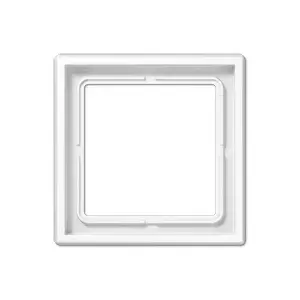 Wall plate cover panel JUNG LS 981 WW white duroplast 81×81 mm