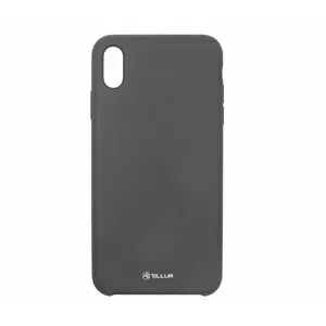 Aizmugures vāciņš Tellur Liquid Silicone priekš iPhone XS Max — melns