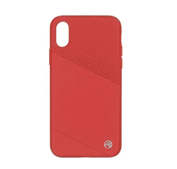 Vāks Tellur iPhone X Sarkanā krāsā