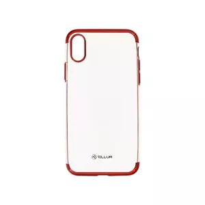 Чехол Tellur iPhone X Красный Прозрачный