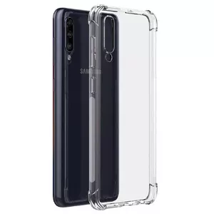 Чехол Evelatus TPU для Samsung A30s — прозрачный, противоударный, «military»