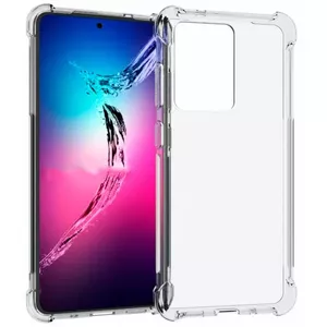 Silikona vāciņš Evelatus priekš Samsung Galaxy S20 Ultra, militāra pretsitiena, caurspīdīgs