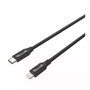 Tellur Data Cable, Apple MFi Certified, Type-C to Lightning, 1-meter, black