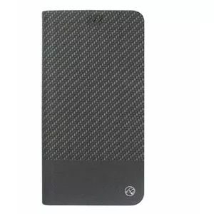Phone book case Tellur Carbon for iPhone XS — black