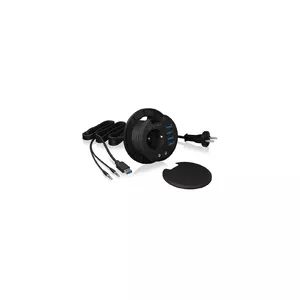 Розетка ICY BOX IB-HUB1430 Черная