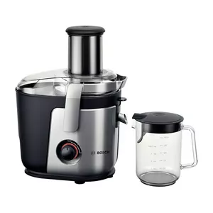 Соковыжималка Bosch MES4000 — 1000 Вт, чаша 1.5 л, контейнер для мякоти 3 л, горловина 8.4 см