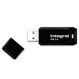 USB flash drive INTEGRAL BLACK 3.0 64 GB — USB Type-A, 3.2 Gen 1 (3.1 Gen 1), black