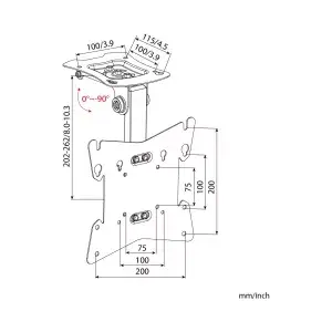 Wall TV mount ART RAMT AR-21SK Photo 3