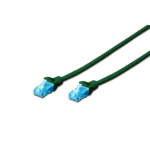 Патч-корд DIGITUS CAT5e U/UTP, 3 м, RJ-45—RJ-45, зелёный
