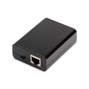 Network Cable Digitus Gigabit Ethernet PoE+ Splitter 802.3at 24 W Black