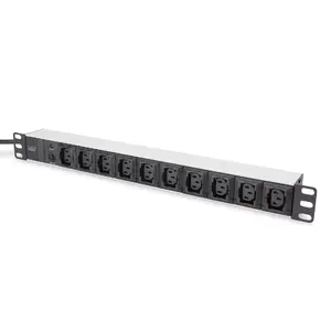 Алюминиевая сетевой фильтр Digitus DN-95404 10 розеток 2м
