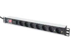 Outlet strip Digitus DN-95407 with switch 7 outlets 2m