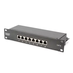 Patch Panel Digitus CAT 6 Class E Shielded Black