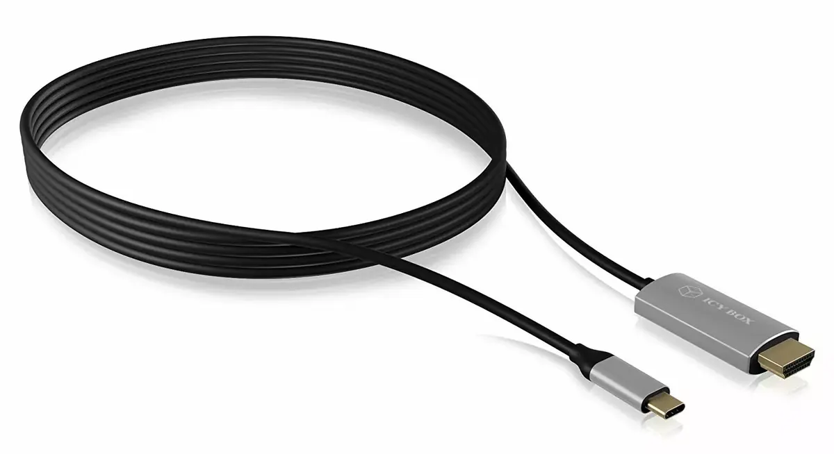 HDMI USB Type-C Cable ICY BOX IB-CB020-C Photo 1