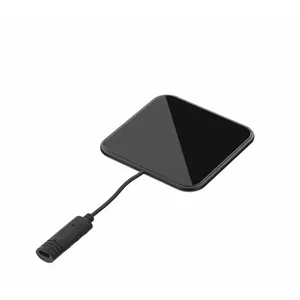 Беспроводная зарядная площадка Tellur WCP03 10W Qi-сертифицированная закалённое стекло, чёрная
